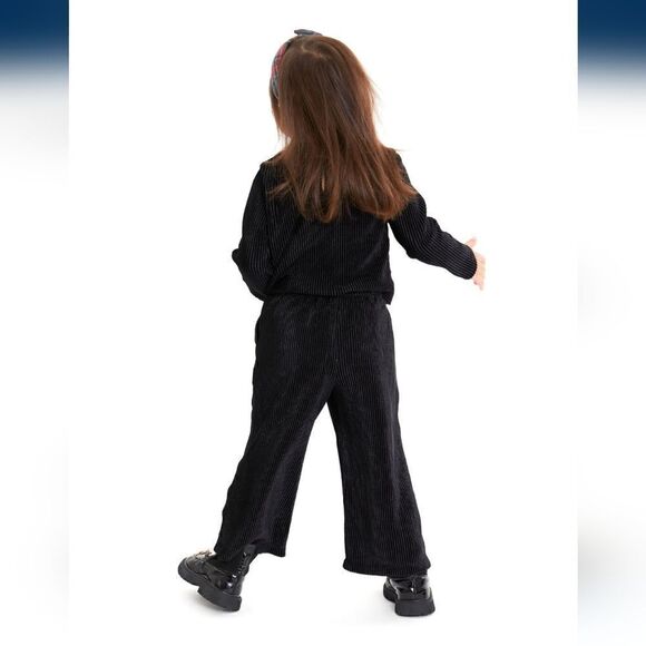 Nwt Girls Christmas Outfit, Wide leg pants and Top, Red or Black - Picture 10 of 16